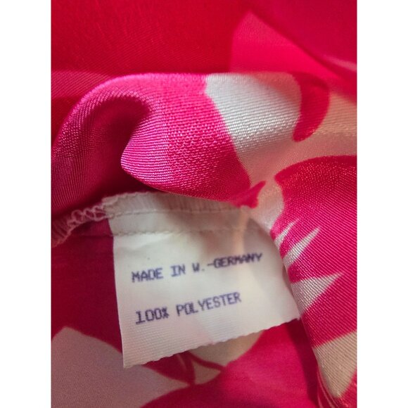 Vintage Givenchy En Plus Pink & White Floral Skirt Set M/L Cruise Beach Summer - Picture 8 of 16